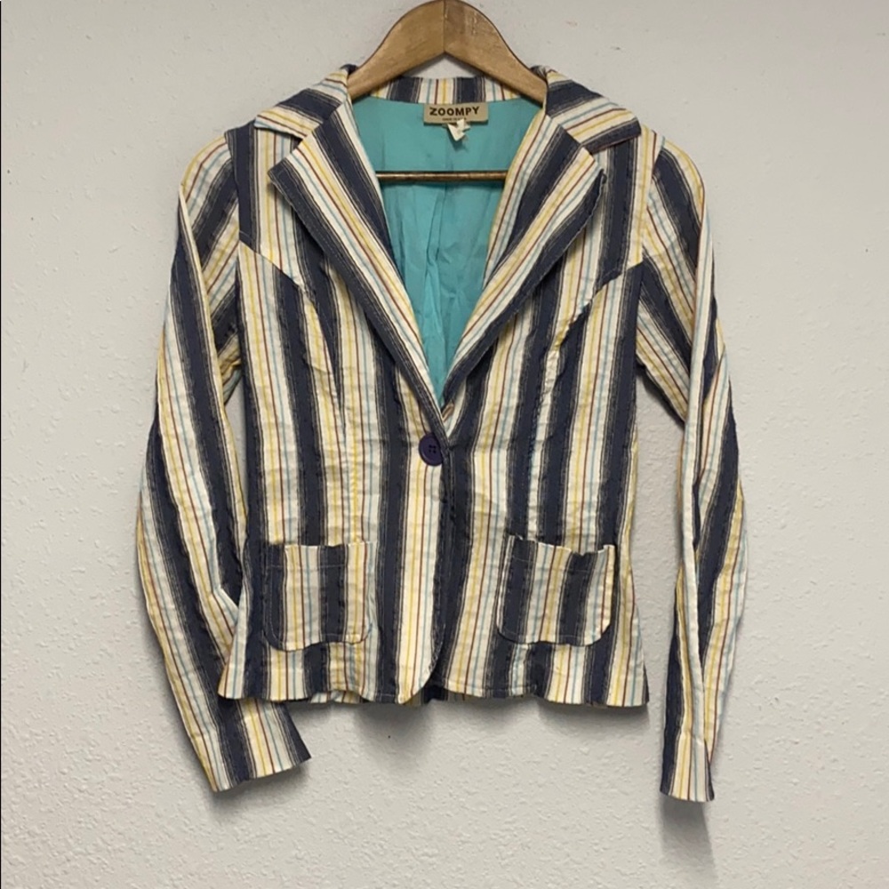 🦋 Vintage Zoompy Pastel Blazer Made in USA
